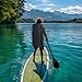 Paddle Board,Paddle Board Backpack 37x16.5x9.5in Zippered Inflatable Paddle Board Bag with Handle and Buckle Strap Nylon Paddle Board Bag for Sups, Surfboard, Bag Only