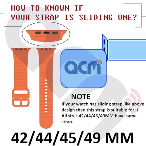 Image of ACM Watch Strap compatible with Fire-Boltt Brillia Pro Bsw215 Smartwatch