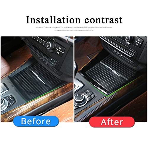 Marco decorativo para portavasos interior BMW X5 X6 2008-2013 miniatura 2