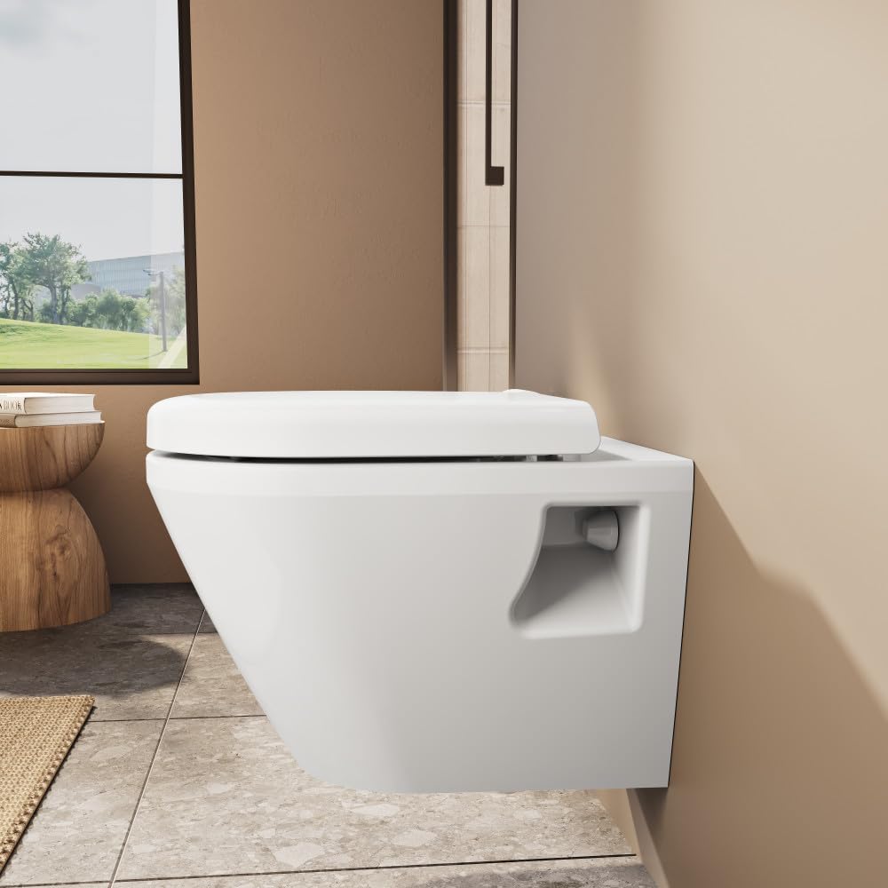 VitrA Integra Nuvoplast Abattant WC universel avec fermeture lente et retrait facile Blanc