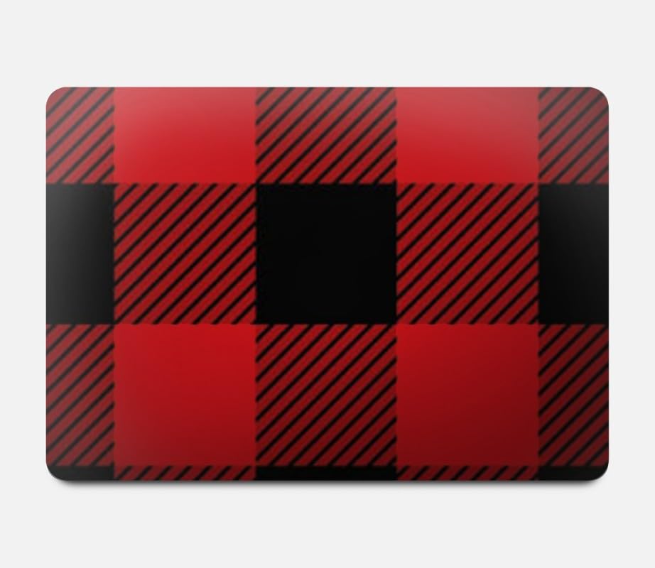 Housse MacBook Air 13 style Buffalo check pour le bureau et café - 2