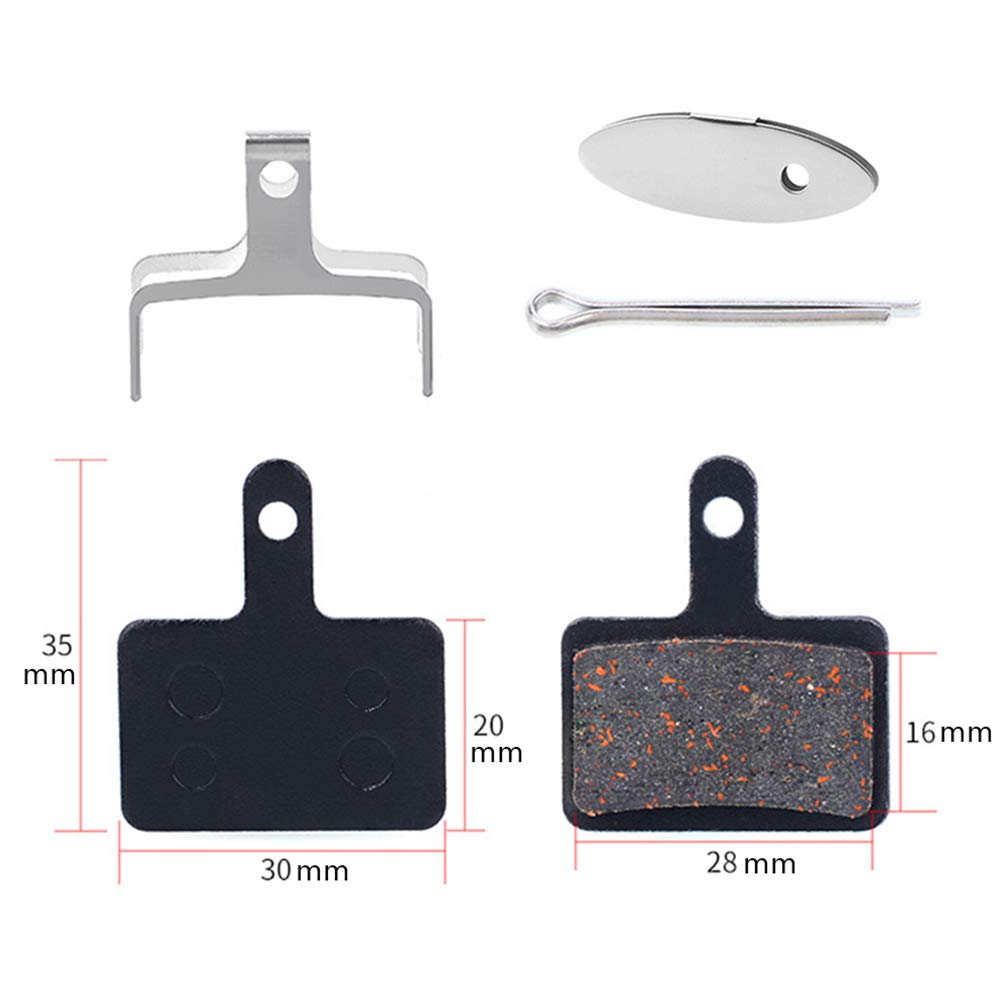 Amazon | 自転車 ディスクブレーキパッド 2組の自転車 の ブレーキ