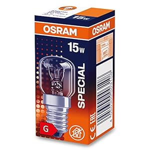 OSRAM Lamps 4050300003108, E14-Fitting, 15 Watt, Helder,Pak van 1