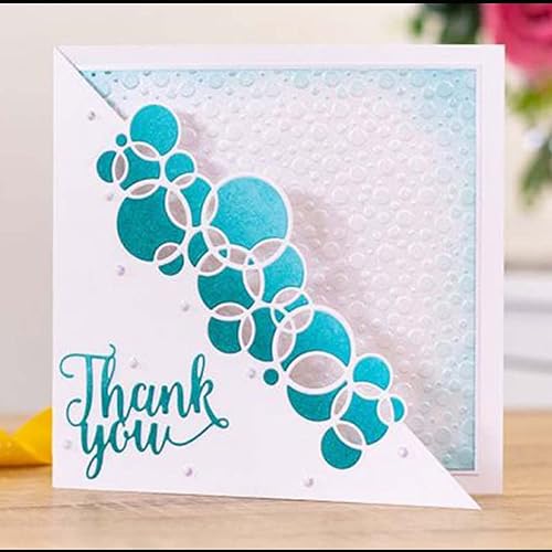 Miniatura 2 de COMFEELING Troqueles de corte de borde, paquete de 4 troqueles de metal, plantillas feativales para hacer tarjetas de boda, marco cortado para