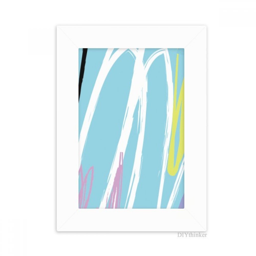 Peinture blanc art cadre photo 5X7 pouces idéal pour offrir