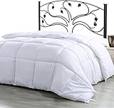 Utopia Bedding Ultra Plush Hypoallergenic, Siliconized fiberfill, Box Stitched Alternative Comforter, Duvet Insert, Protects Against Dust Mites and Allergens (King 102-by-90 Inches)