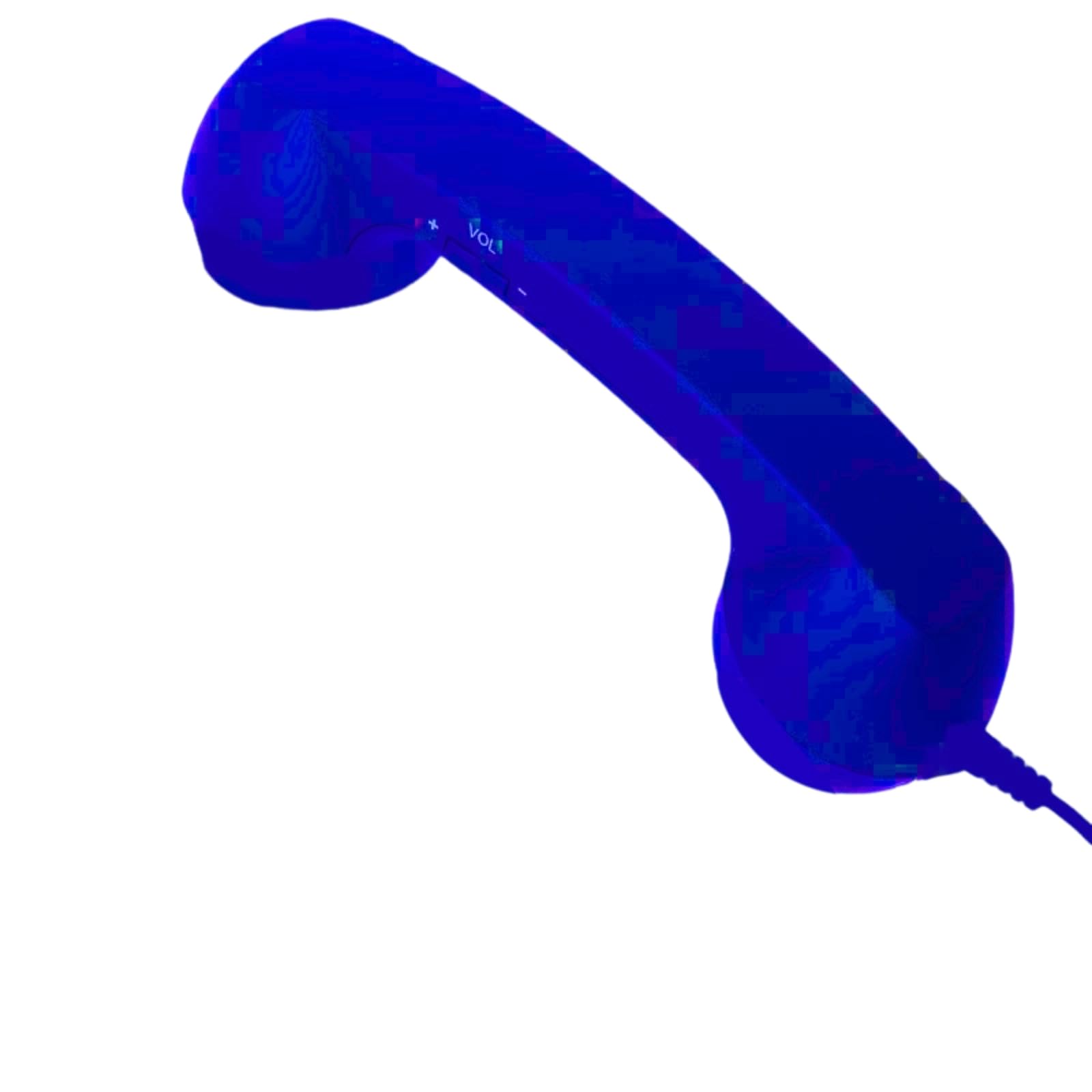 Built-in Mic USB-C Handset Inline Controls Retro Phone Handset Volume Buttons Vintage Telephone Receiver Polished Finish, Blue, Type-c-image-12