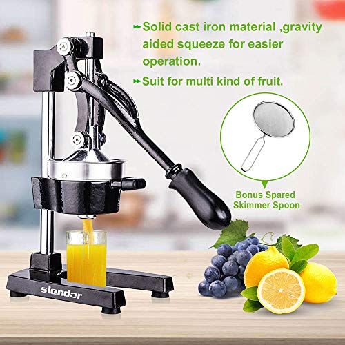 Commercial Citrus Juicer Orange Manual Juice Squeezer Heavy Duty Fruit Presser For Lime
