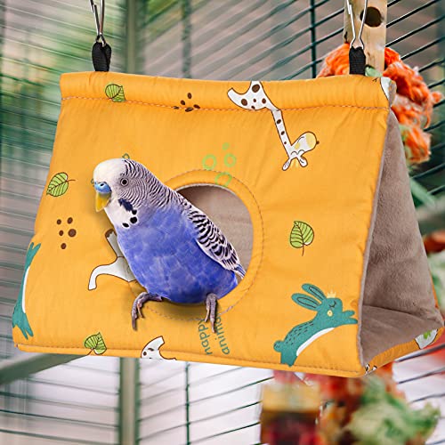 image for QX-Pet Supplies Winter Warm Bird Nest House Hanging Hammock Velvet She