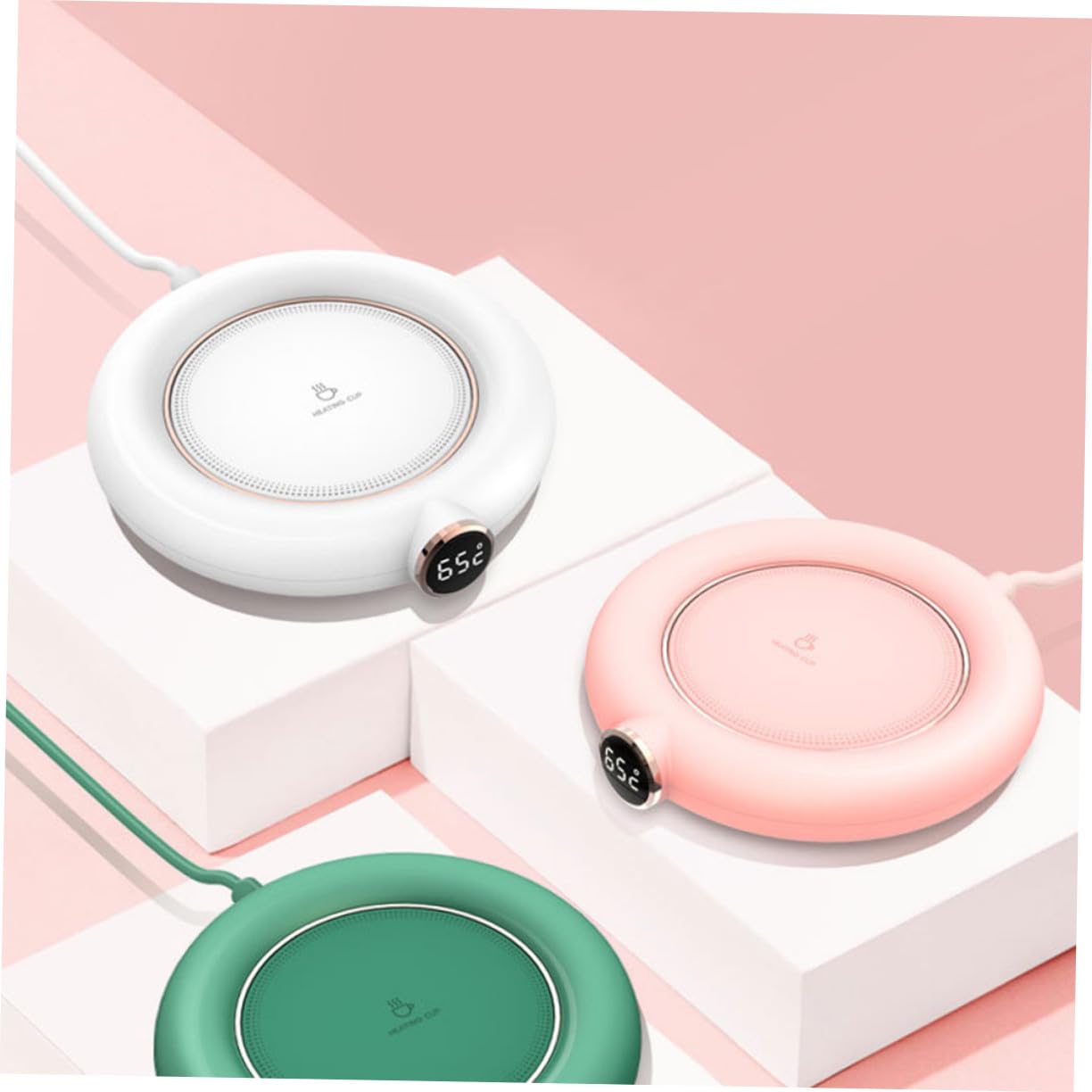 POPETPOP 1pezzi Scalda Tazze da Caffè Ricarica USB Scalda Tazze Isolanti per Tè e Bevande Calde da Latte Cuscinetto