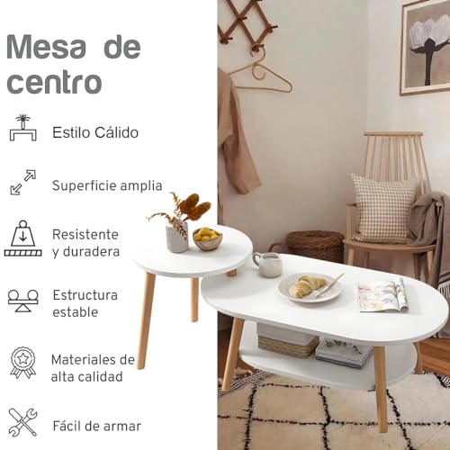Encuentra reviews de Mesa de centro blanca para comprar online. 9 Imagen adicional