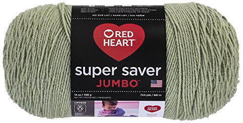 Image of RED Heart Super Saver Jumbo Yarn, Frosty Green