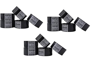 True-Ally 15 Rolls Hot Stamp Ribbon Thermal Transfer Ribbon 30mm x 100m for Date Coder Hot Stamp Printer 241 241B 241S TJ-08 DY-8 DY-6 (Black)