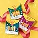 Burt's Bees Christmas Gifts, 4 Lip Balms Stocking Stuffers Products, Beeswax Bounty Fruit Mix - Watermelon, Pomegranate, Dragonfruit Lemon & Sweet Peach (Pack of 4)
