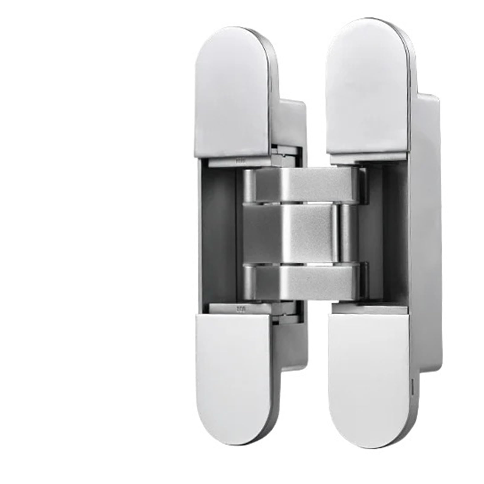 Kdhcvkz Sliver 1Pcs 60Kg Wooden Door 180 Degrees Hidden Hinge(Sliver)