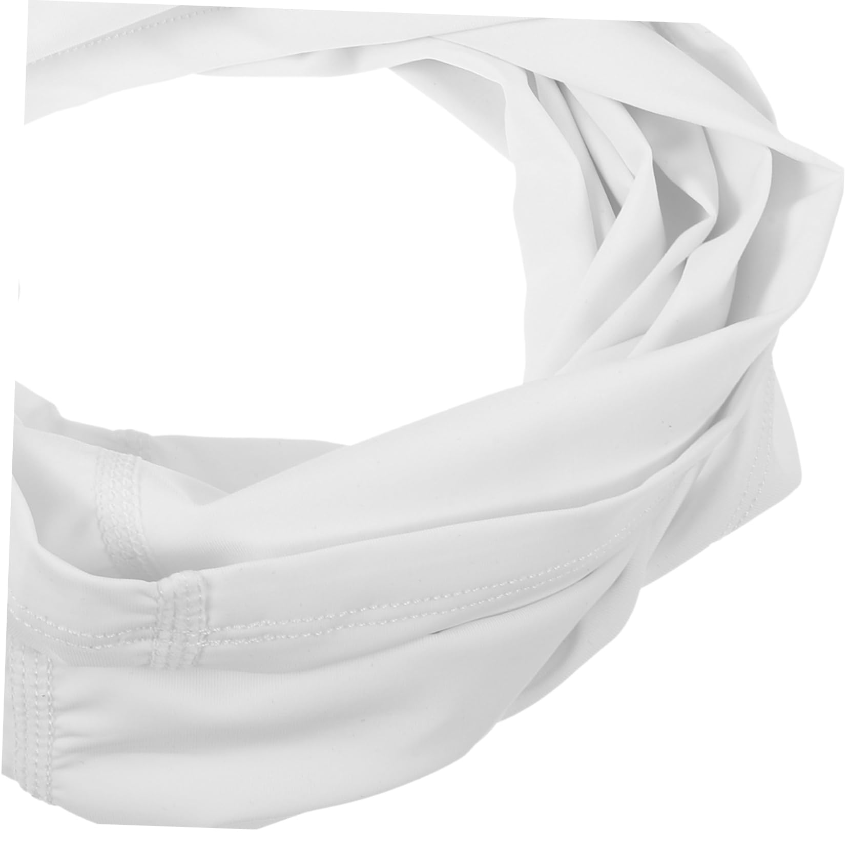 minkissy 1Pc Duskproof Cycling Versatile Cover for Outdoor Activities Windproof Scarf White Durable Premium for Riding Hiking