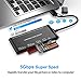 USB C USB3.0 Multi Card Reader for SD, CF, Micro SD, XD, MS Cards - 7 in 1 Adapter Hub for Windows, Mac, Linux, Android