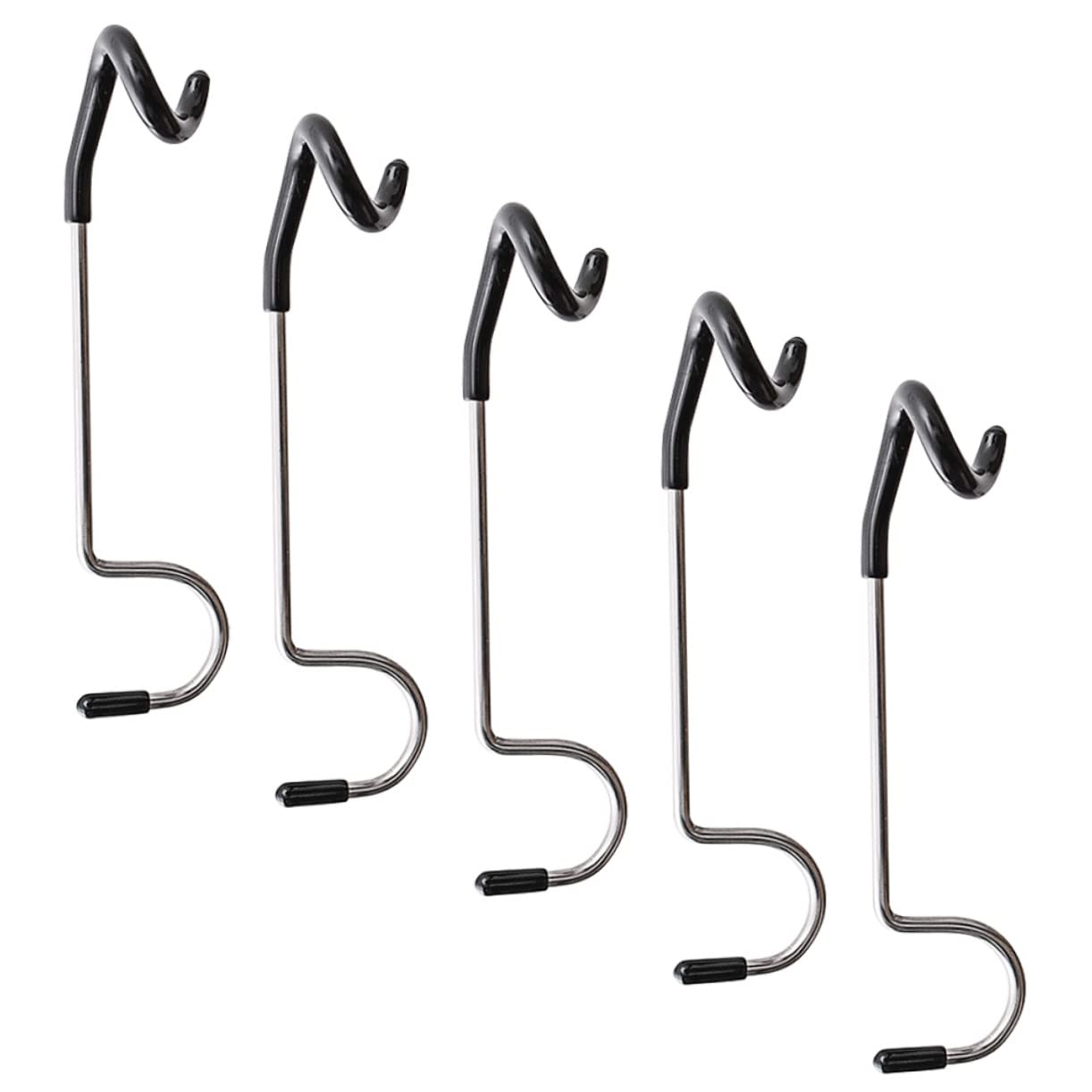 ibasenice 5Pcs S Shape Camping Lamp Hook Hangers Durable Tent Light Hooks for Outdoor Use Lightweight Versatile for Lanterns Clothes Bags and More