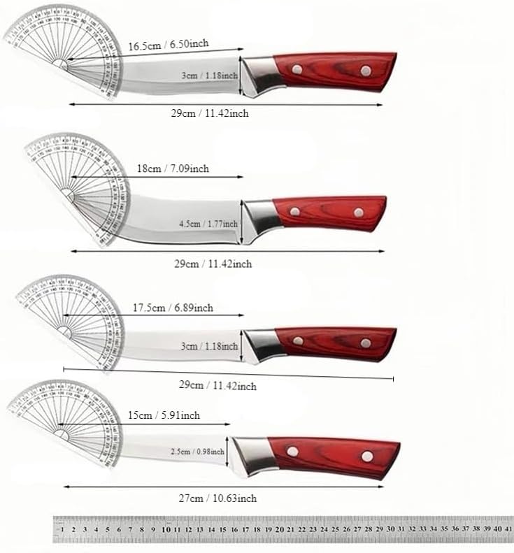 Meat Cleaver,Cleaver Knife, Boning Knives Meat Cutting Butcher Cleaver Carving Knife Stainless Steel Sharp Slicing Chef Utility Kitchen Knives(03)