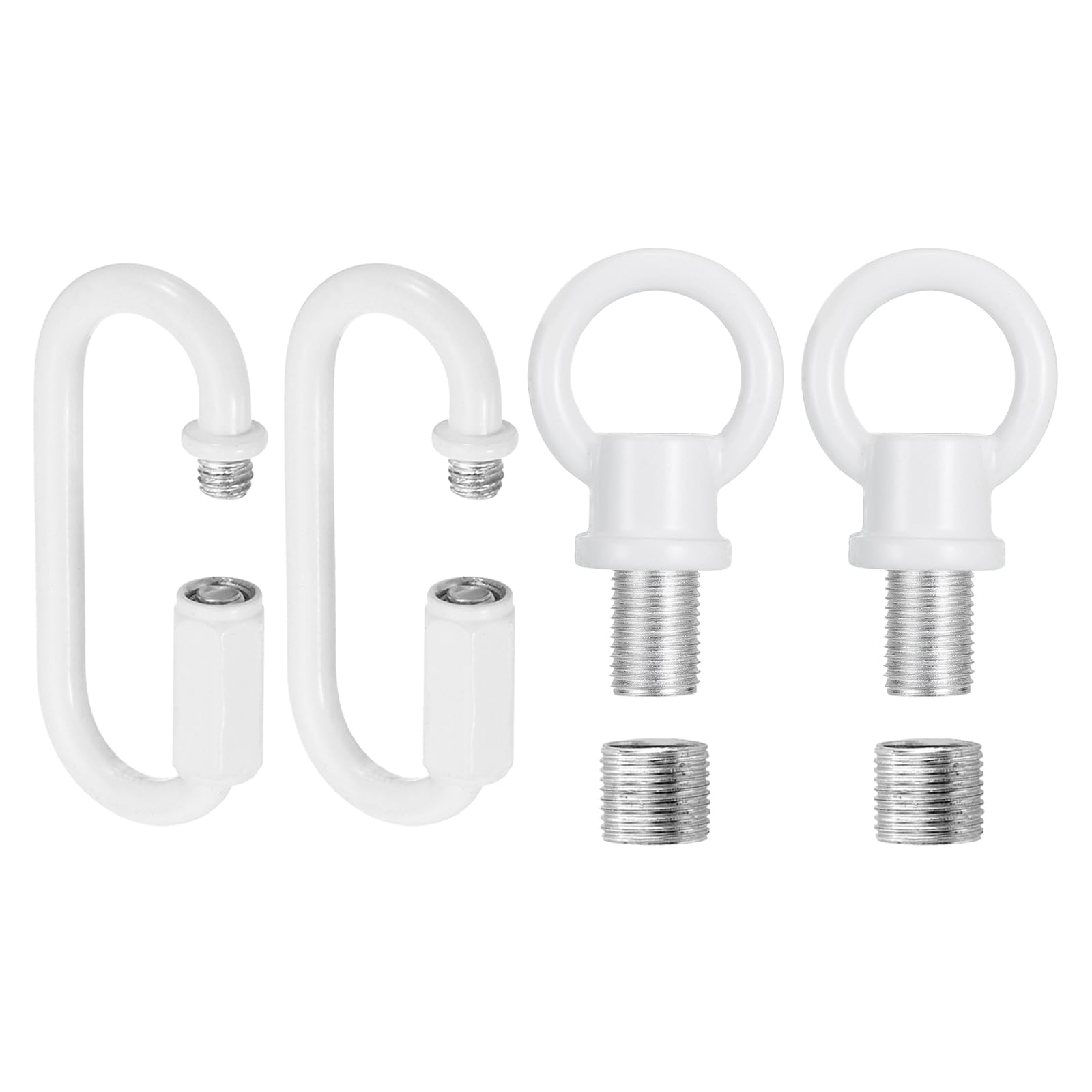 PATIKIL M10 Fine Thread Lamp Female Loop Holder with M12 Adapter Chain Quick Link