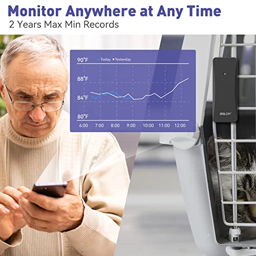 Baldr Wifi Weather Station, Smart Wireless Indoor Outdoor Thermometer With App And Accurate Real-Time Forecast, One Remotely Monitor Temperature Sensor Include #TOP3