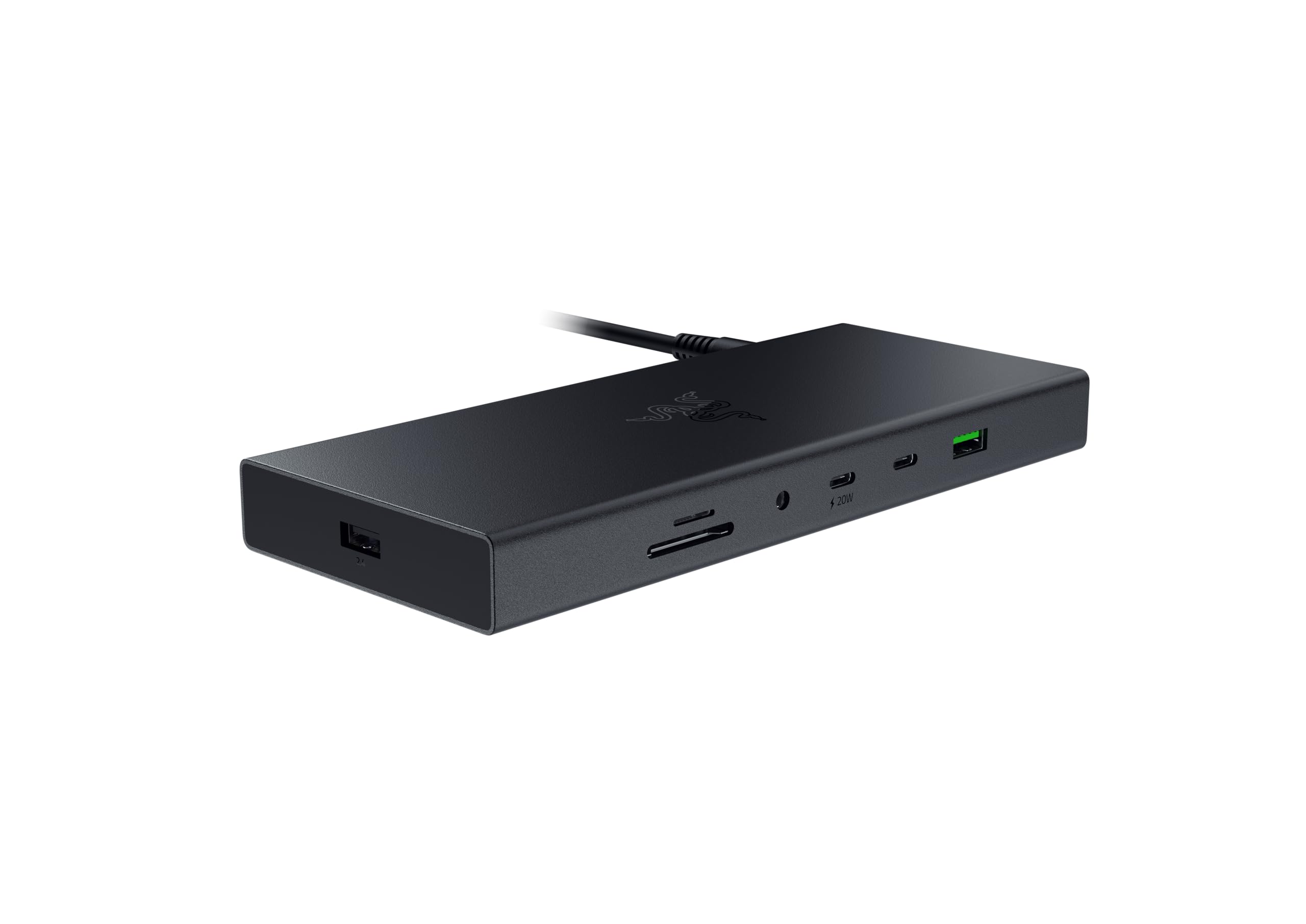 Razer USB 4 Dock – 14-Port High-Speed USB 4 Dock with Next-Gen Connectivity, Dual Display Support, and Device Charging - Black