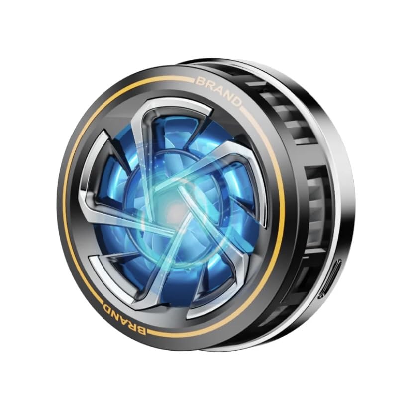 YOURSHUB Semiconductor Instant Cooling Fan for Smartphones - Type C, Turbo Speed Gaming Accessory Kit (Black&Grey, For Android, iOS) (B0D874T8YF) Amazon Price History, Amazon Price Tracker