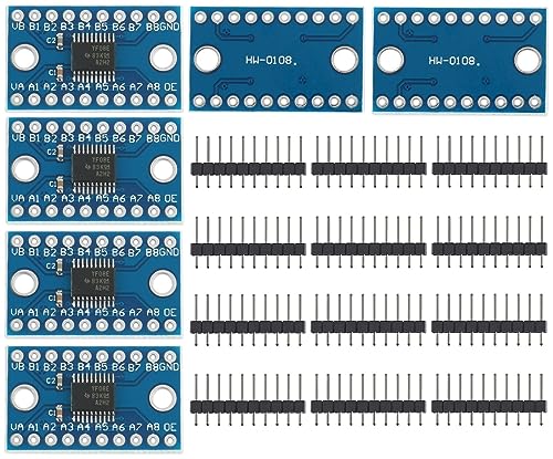 WWZMDiB TXS0108E Logic Level Shifter 3.3v 5v High Speed Full Duplex 8 Channel (6Pcs)