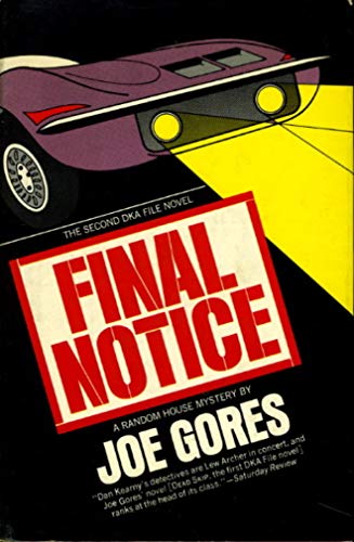 Final Notice 0394487060 Book Cover