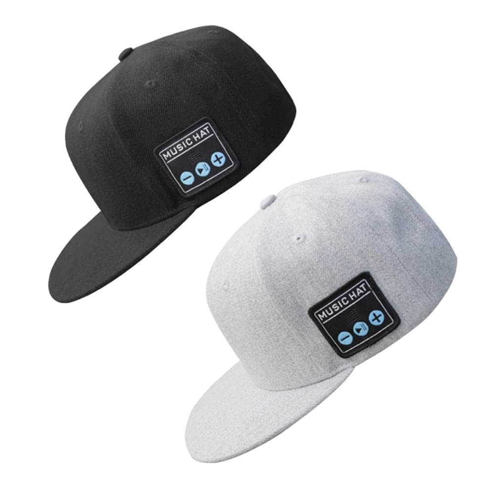 Alomejor Cappello da Baseball con Altoparlante Bluetooth, Cappello Elegante per Uomo Donna Sport all'Aria Aperta Fitness