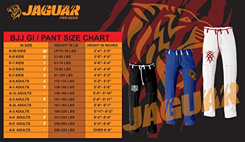 Jagur Pro Gear - Essential Bjj Bottoms Jiu-Jitsu Pants 10Oz Canvas Pure Cotton Very Light Weight For Brazilian Jiu Jitsu (Blue, 00) #TOP4
