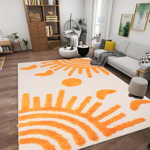 Akasisrug Alfombra Bohemia De 5 X 8 Pies, Con Diseño Capitoné De Sol Y Luna, Grande, Lavable, Para Sala De Estar, Sala De Estar, Dormitorio, Habitación De Los Niños, Oficina 5 X 8 Akasisrug Alfombra Bohemia De 5 X 8 Pies, Con Diseño Capitoné De Sol Y Luna, Grande, Lavable, Para Sala De Estar, Sala De Estar, Dormitorio, Habitación De Los Niños, Oficina 5 X 8