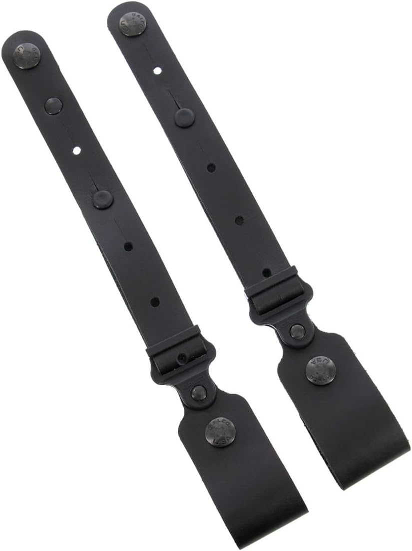 Galco Horizontal Shoulder System Tie Down Set 2.0 for Galco Miami Classic, Miami Classic II, Parabellum 2.0 and Jackass Rig Shoulder Systems - Full Grain Leather, Ambidextrous