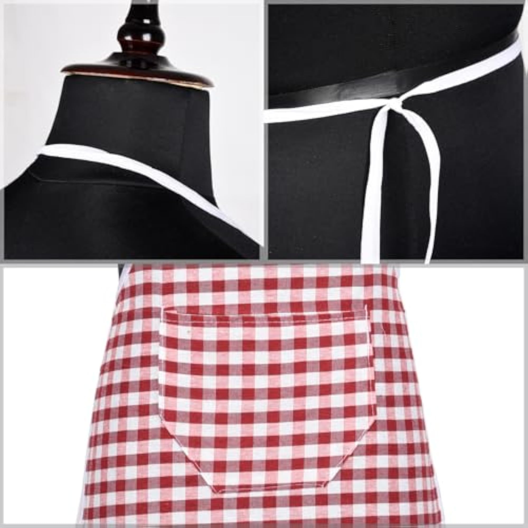 Cotton Front Pocket Kitchen Apron