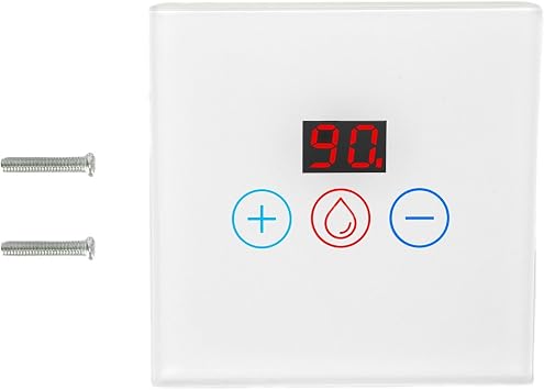 Smart-Immersion Heater Timer Switch, 20A-WIFI-Smart-Water-Heater Timer Switch, Smart Wall-Touch-Boiler-Switch-for-Smart-Life-Light-Timer-Switch(white)