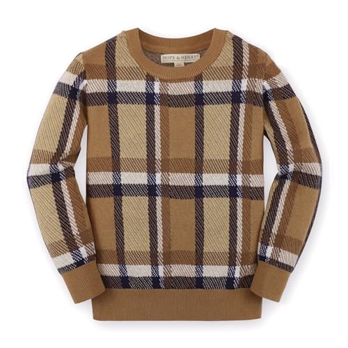 Image of Hope & Henry Boys' Long Sleeve Crew Neck Pullover Sweater