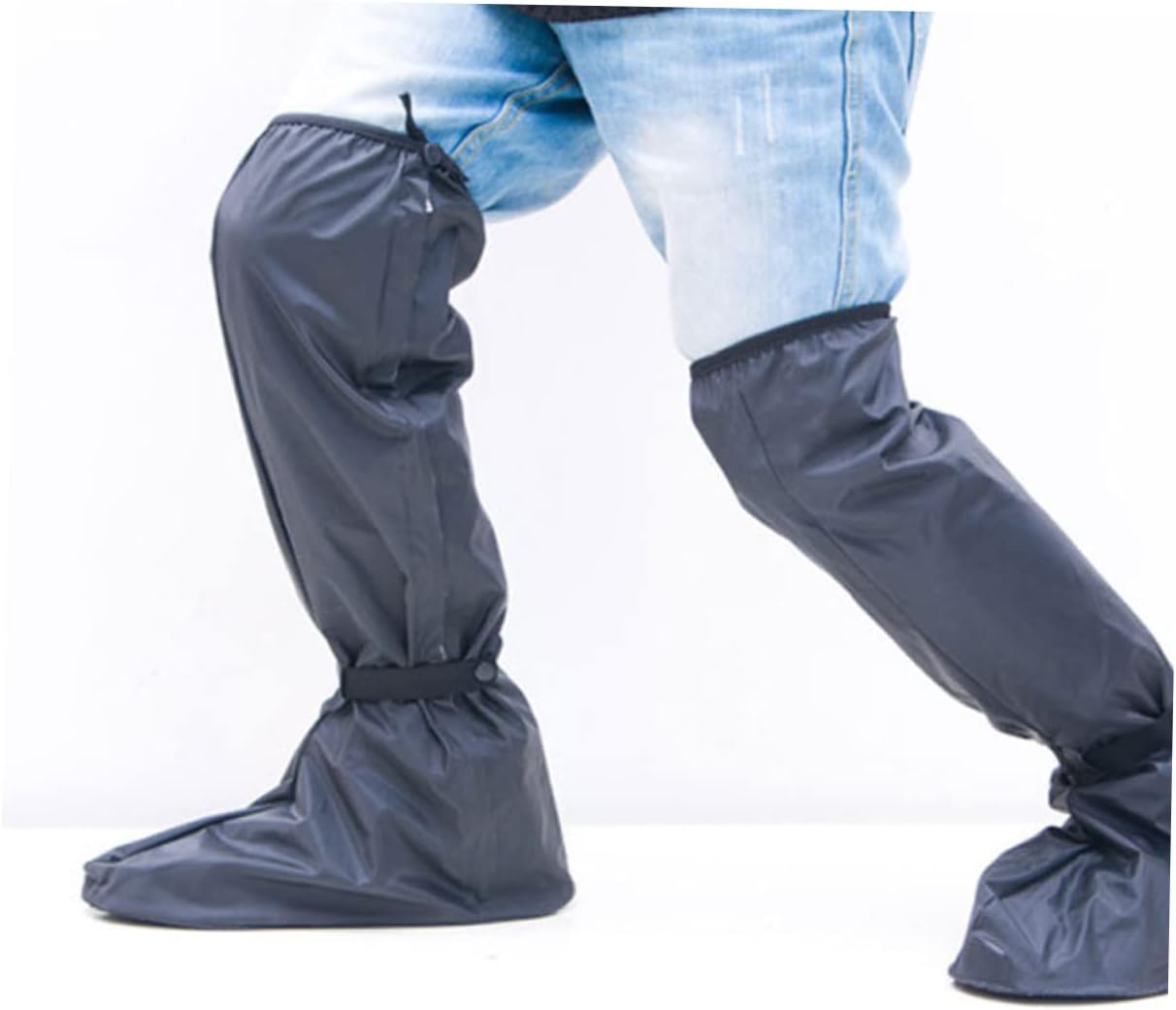1pair Thickened Rainproof Shoe Covers Overshoes for Outdoor Use Reusable and Design Easy to Wear and Clean Fit