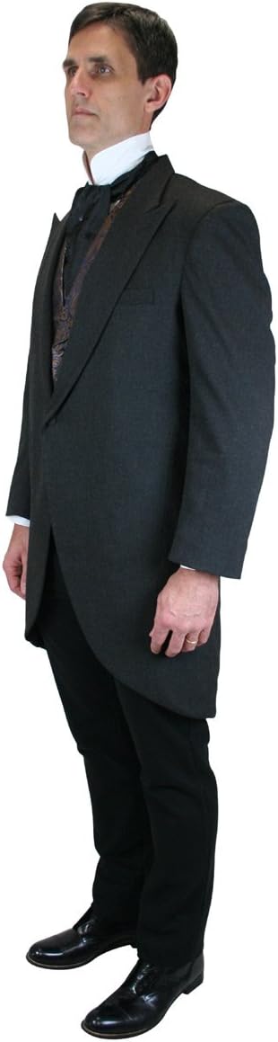 Historical Emporium Men's Traditional Cutaway Morning Coat