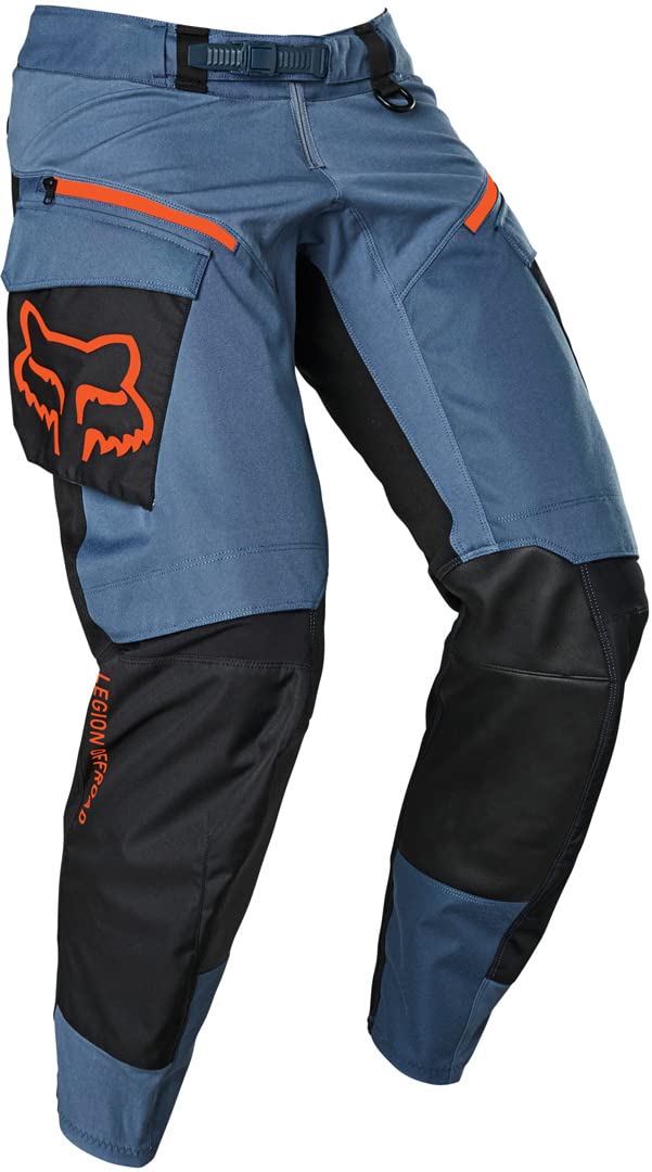 Fox Racing Mens Legion Motocross Pant,Blue Steel,28