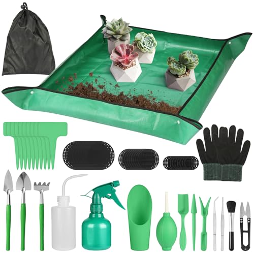 Succulent Tool Set, 57 Piece Mini Tool Set, Indoor Potted