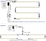 Litever Under Cabinet Light, 6 PCS 20 Inches Flexible LED Strips with Power Adapter, 24W,1800 Lumen, Daylight 5000K. Suitable for Kitchen Cabinets, Counters, Under Shelf, Closets (6-Strip-5000K)