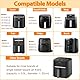 Heißluftfritteuse Zubehör für COSORI Turboblaze 5,5L/6L/6,2L/6,4L und Ninja AF180EU 6,2L, 20 Stück Airfryer Zubehör Set Kompatibel mit Philips NA230 6,2L und Russell Hobbs 8L Heißluftfritteuse