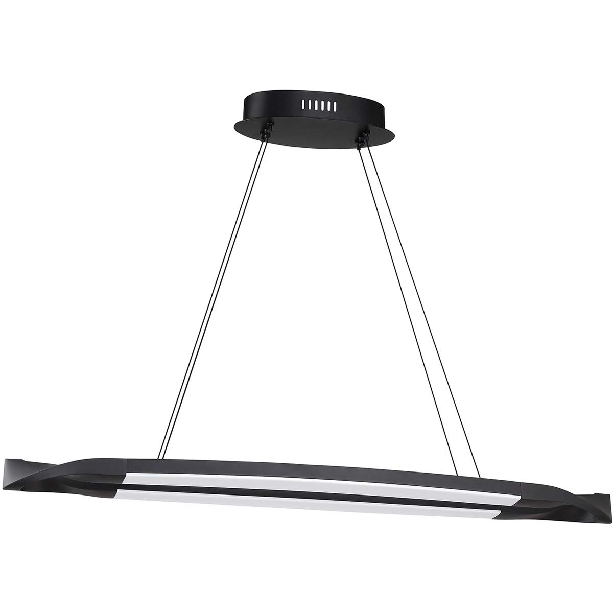 Kendal Lighting PF9736-BLK LED Pendant Bar, Black