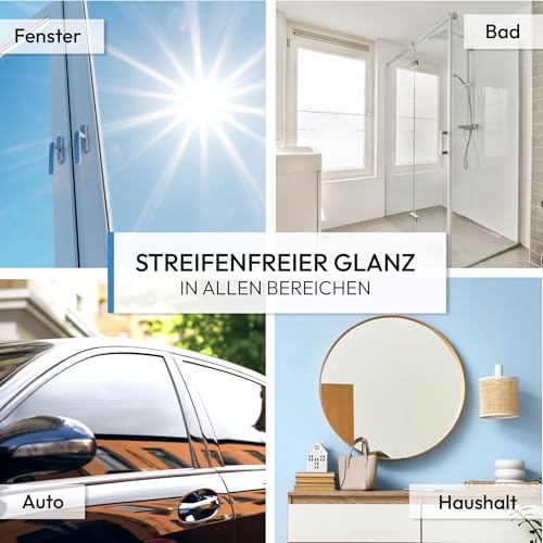 Wowtowelz Ściereczki bez smug, czyszczenie tylko za pomocą wody - ściereczki do czyszczenia szyb do szkła, samochodu, kuchni, łazienki - zestaw Clear Pro ściereczki do okna, zestaw 2 sztuki