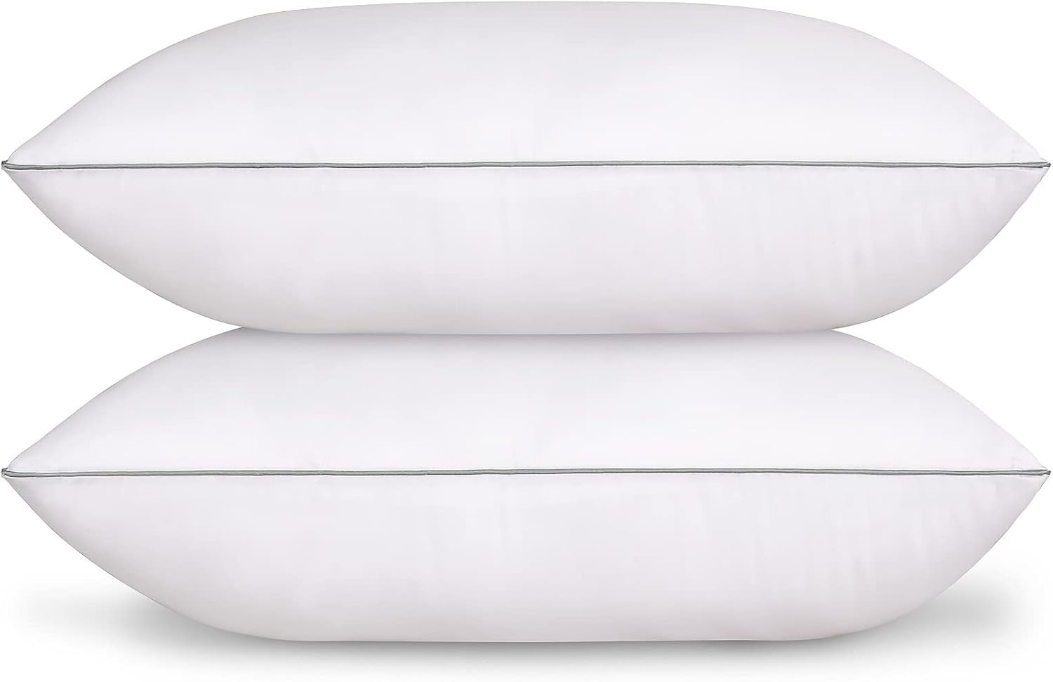 JIALE Bed Pillow for Sleeping King Size, Set of 2 Soft Cooling Pillows for Side Back and Stomach Sleepers, Luxury Soft Supportive Plush Pillow for Daily Use