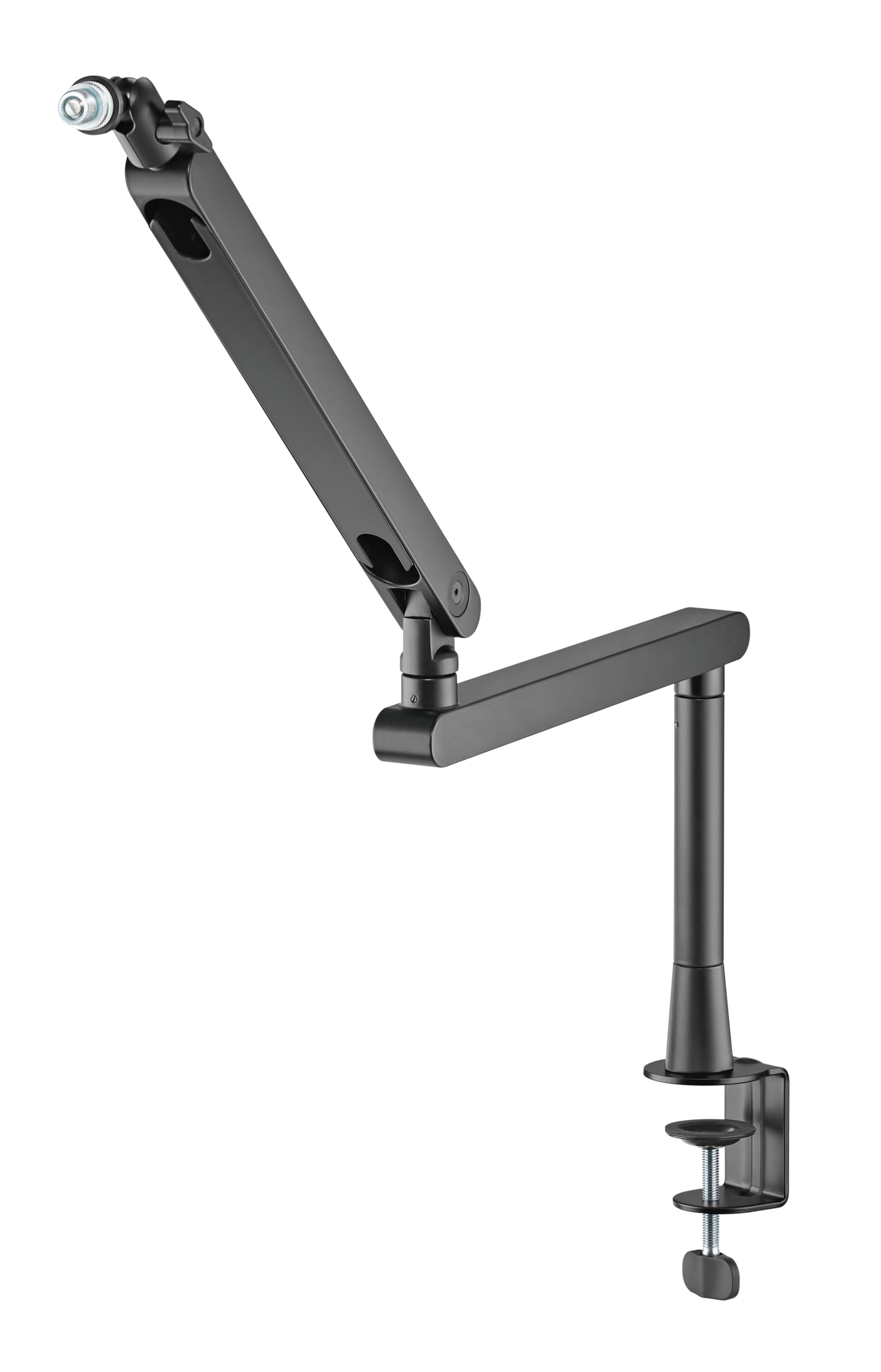 Phoenix Ergoflex Brazo Articulado para Micrófono de Perfil Bajo, Soporte de Micro, Gestión de cables, Tramo 15cm de Altura Extra, Streaming, Directos