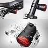 Phorsen Auto-Sensing Achterlicht Slimme Fiets Achterlicht Fiets Veiligheidswaarschuwing Zaklamp Rood Led Achterlicht…