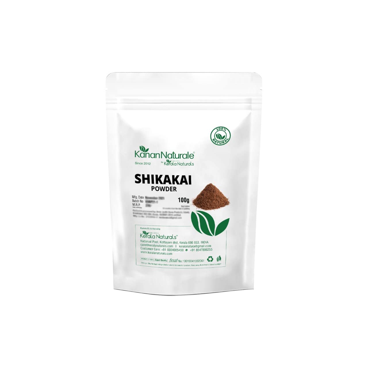 Kerala NaturalsShikakai Powder For Hair Pack, 200 G
