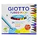 Produktbild Giotto 5 x 455000 Marker Turbo Maxi breite Spitze, 5 mm, Packung mit 24 Farbtönen  5 Packungen