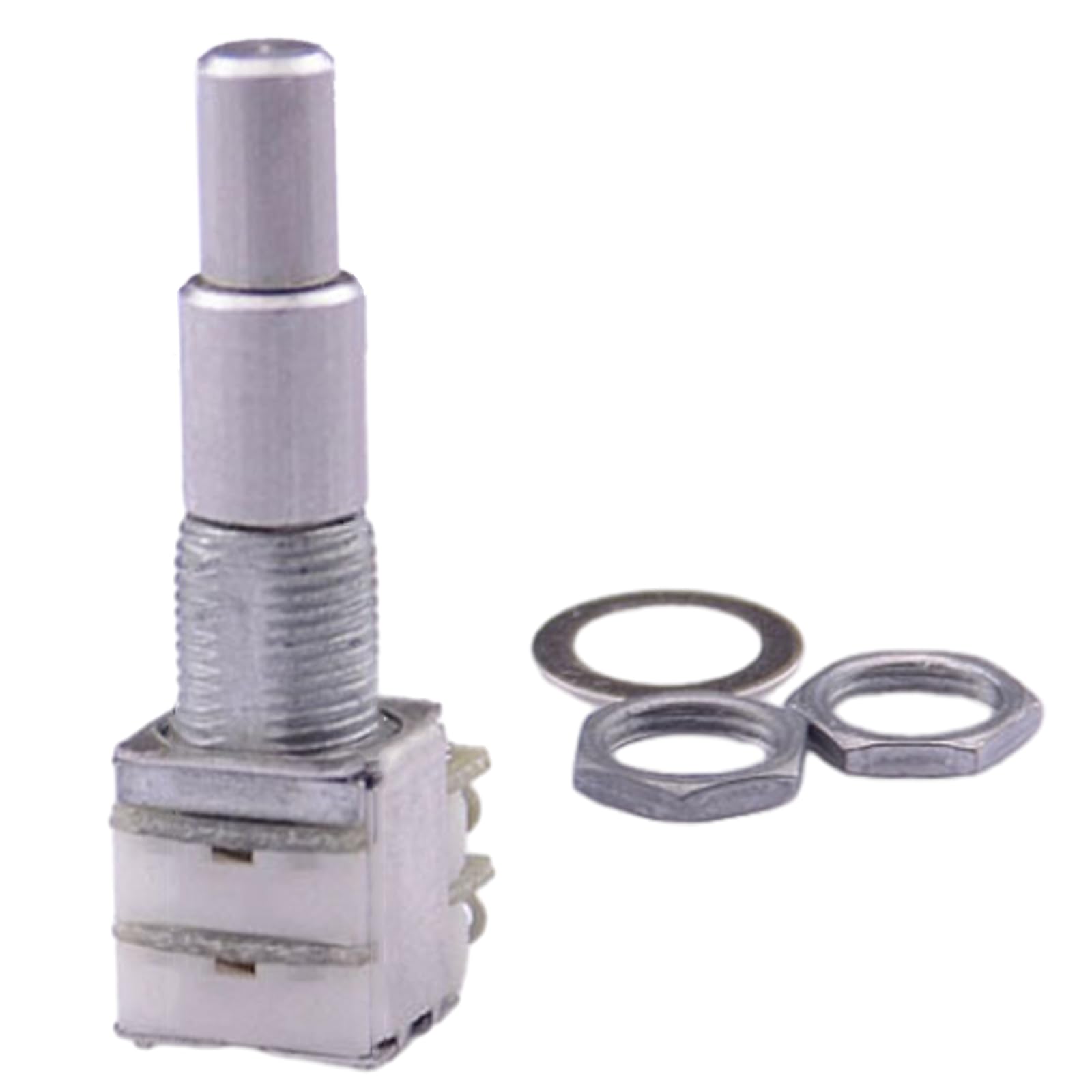 1 Stacked Potentiometer B5K/B10K/B50K/B100K/B250K/B500K Stacked Double Concentric Potentiometer With Center Detent Electric Instrument Potentiometer